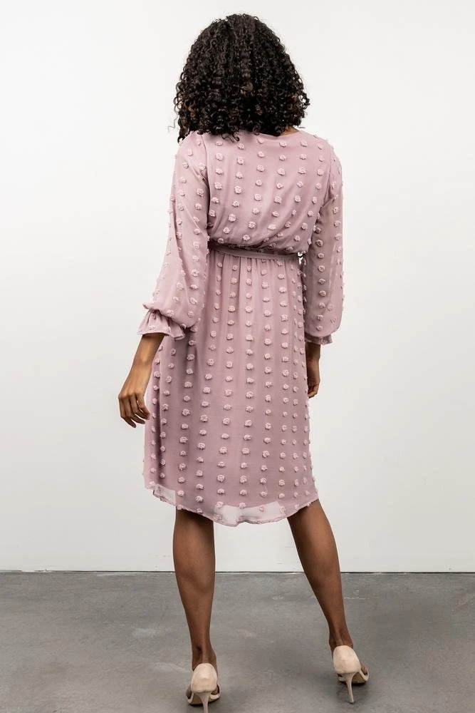 POL Paisley Dot Midi Dress | Blush 5 POL Paisley Dot Midi Dress | Blush