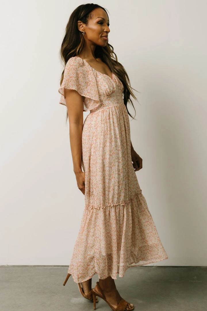 IL Patience Midi Dress | Pink + Off White Print Dresses 5 IL Patience Midi Dress | Pink + Off White Print Dresses