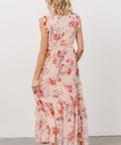 IL Patsy V-neck Midi Dress | Pink Floral 9 IL Patsy V-neck Midi Dress | Pink Floral