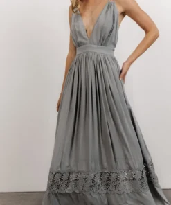 DD Pauletta Woven Maxi Dress | Dusty Blue Dresses 7 DD Pauletta Woven Maxi Dress | Dusty Blue Dresses