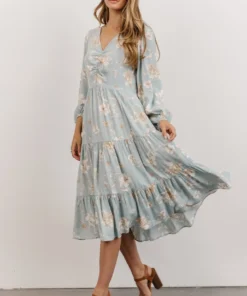 LUM Payton Midi Dress | Robin Blue Floral