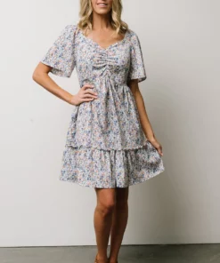 HAY Petunia Mini Dress | Blue Floral Dresses