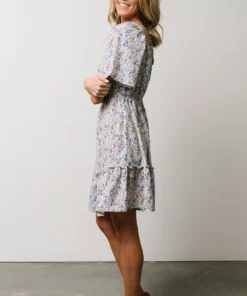HAY Petunia Mini Dress | Blue Floral Dresses