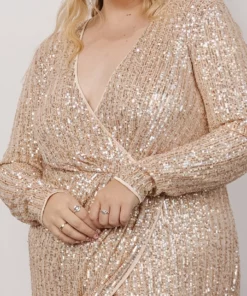 MA Poland Sequin Midi Dress | Champagne Dresses 18 MA Poland Sequin Midi Dress | Champagne Dresses