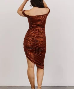 RR Portland Sequin Dress | Cinnamon