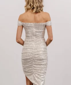 RR Portland Sequin Dress | Cream