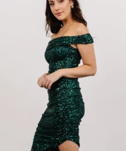 RR Dresses Portland Sequin Dress | Emerald 7 RR Dresses Portland Sequin Dress | Emerald