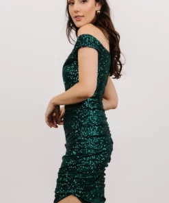 RR Dresses Portland Sequin Dress | Emerald 9 RR Dresses Portland Sequin Dress | Emerald