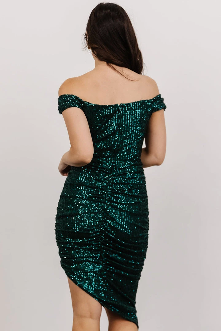 RR Dresses Portland Sequin Dress | Emerald 4 RR Dresses Portland Sequin Dress | Emerald