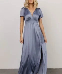 RR Prague Satin Maxi Dress | Blue Dresses 12 RR Prague Satin Maxi Dress | Blue Dresses