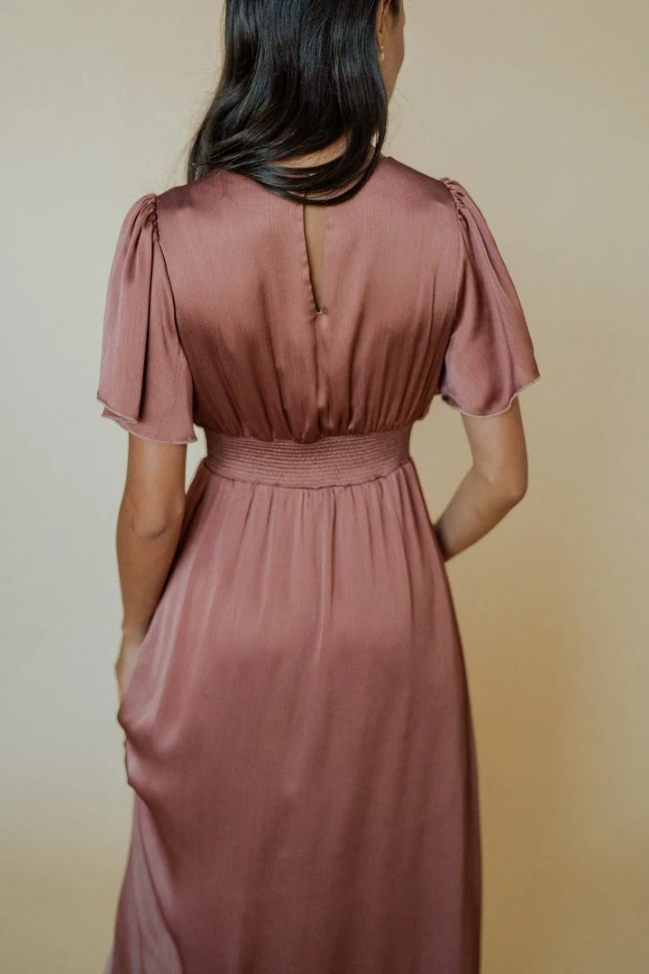 RR Prague Satin Maxi Dress | Rosy Brown Dresses 5 RR Prague Satin Maxi Dress | Rosy Brown Dresses