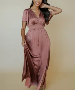 RR Prague Satin Maxi Dress | Rosy Brown Dresses 25 RR Prague Satin Maxi Dress | Rosy Brown Dresses