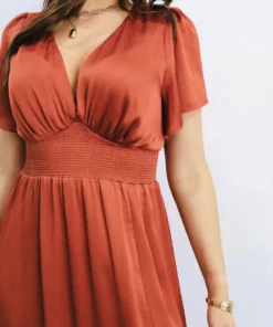 RR Prague Satin Maxi Dress | Rust Dresses 22 RR Prague Satin Maxi Dress | Rust Dresses