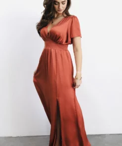 RR Prague Satin Maxi Dress | Rust Dresses 14 RR Prague Satin Maxi Dress | Rust Dresses