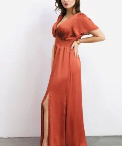 RR Prague Satin Maxi Dress | Rust Dresses 16 RR Prague Satin Maxi Dress | Rust Dresses