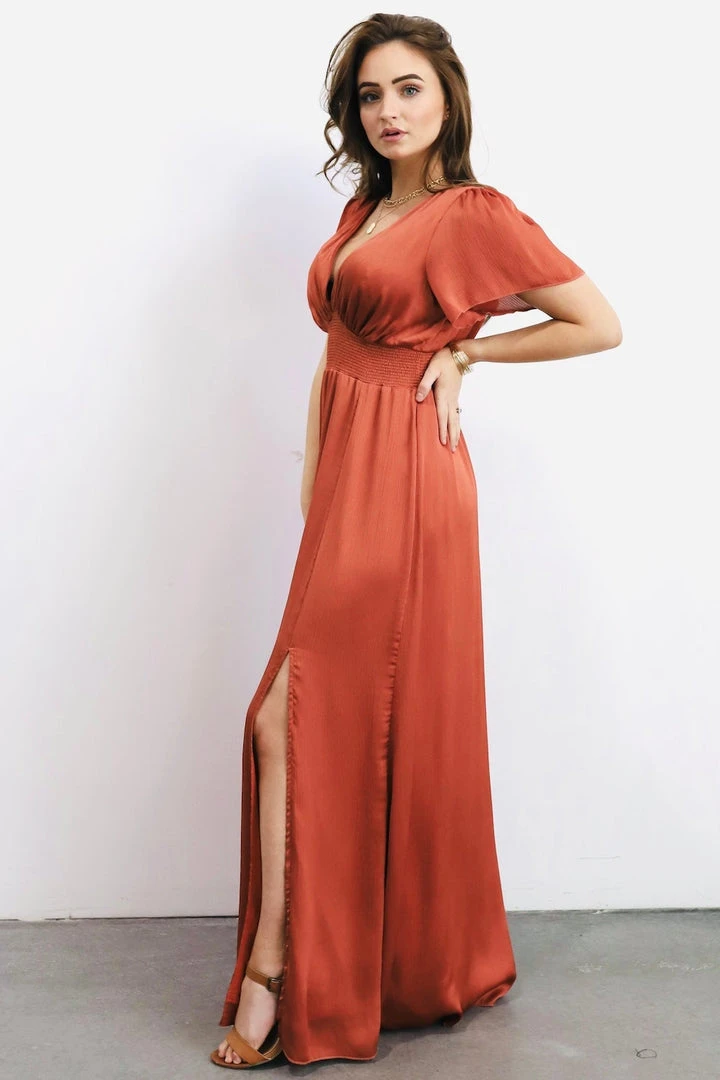 RR Prague Satin Maxi Dress | Rust Dresses 5 RR Prague Satin Maxi Dress | Rust Dresses