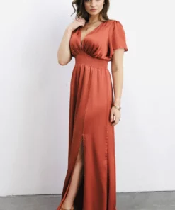 RR Prague Satin Maxi Dress | Rust Dresses 15 RR Prague Satin Maxi Dress | Rust Dresses