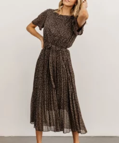 POL Prim Pleated Dress | Black Print Dresses 11 POL Prim Pleated Dress | Black Print Dresses