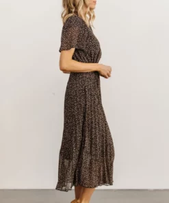 POL Prim Pleated Dress | Black Print Dresses 9 POL Prim Pleated Dress | Black Print Dresses