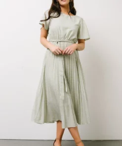 POL Dresses Prim Pleated Dress | Yellow + Sage Floral 13 POL Dresses Prim Pleated Dress | Yellow + Sage Floral