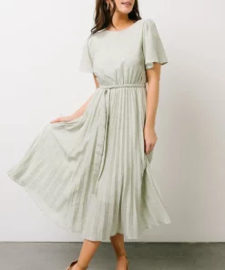 POL Dresses Prim Pleated Dress | Yellow + Sage Floral 10 POL Dresses Prim Pleated Dress | Yellow + Sage Floral