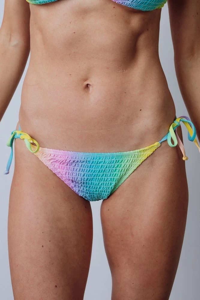 BJB Swim Rainbow Smocked Bikini Bottom 2 BJB Swim Rainbow Smocked Bikini Bottom
