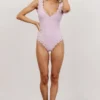 BJB Roatán Scalloped One Piece | Lilac