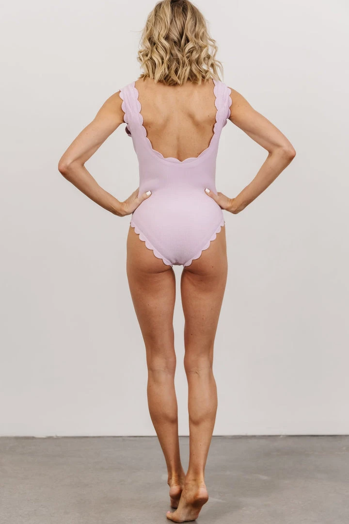 BJB Roatán Scalloped One Piece | Lilac 4 BJB Roatán Scalloped One Piece | Lilac