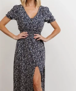 HAY Dresses Robyn Maxi Dress | Navy Floral 14 HAY Dresses Robyn Maxi Dress | Navy Floral