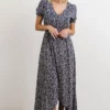 HAY Dresses Robyn Maxi Dress | Navy Floral