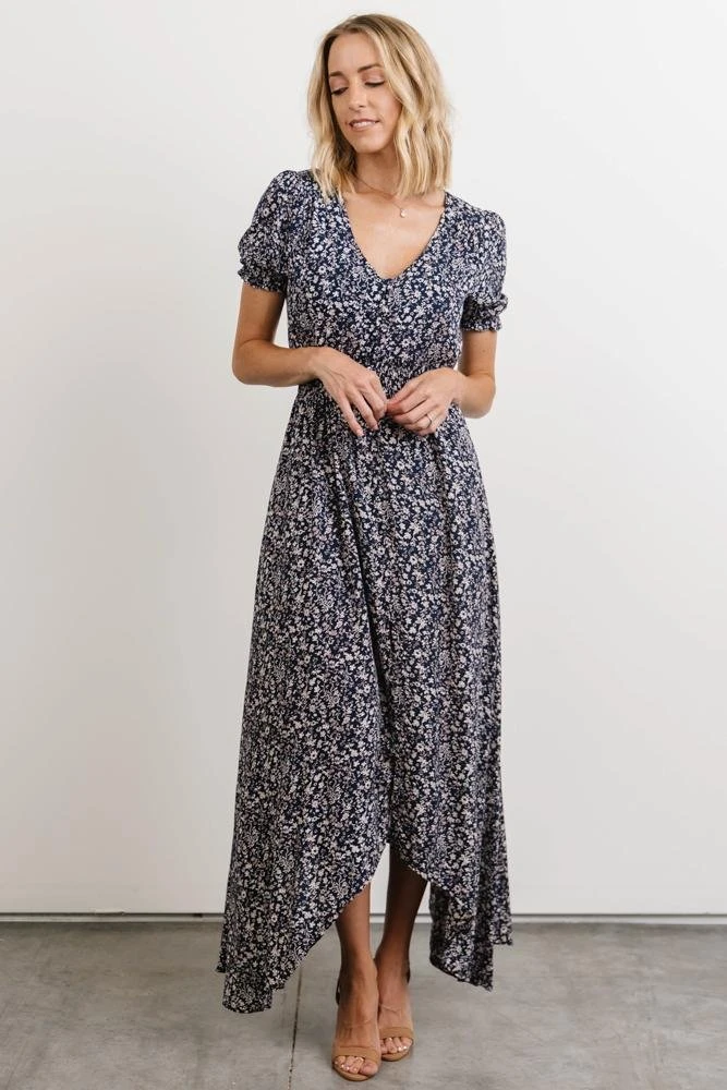 HAY Dresses Robyn Maxi Dress | Navy Floral 1 HAY Dresses Robyn Maxi Dress | Navy Floral