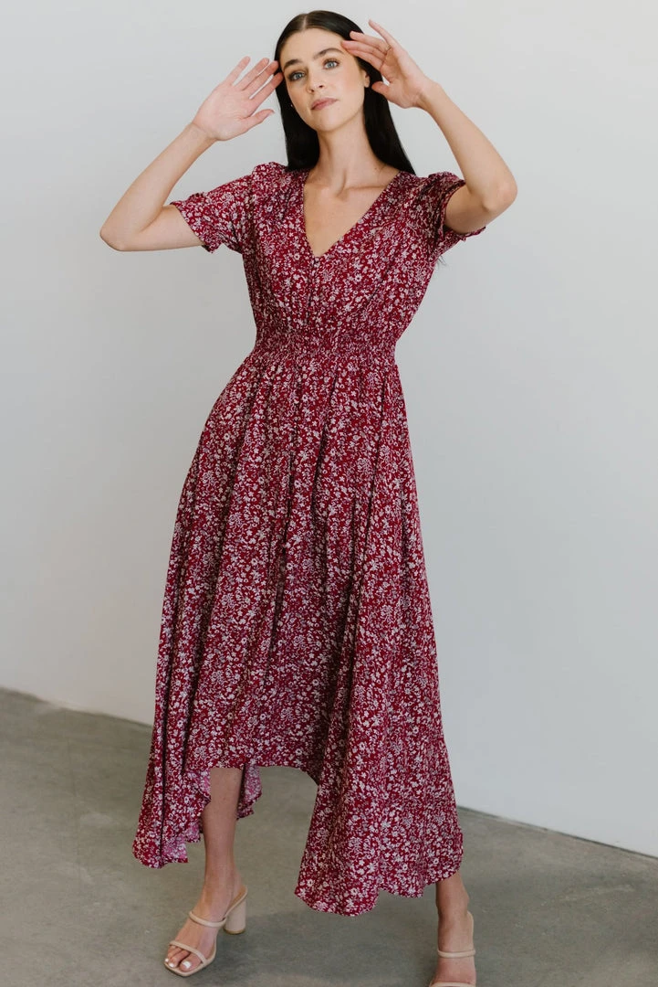 HAY Dresses Robyn Maxi Dress | Red Floral 8 HAY Dresses Robyn Maxi Dress | Red Floral