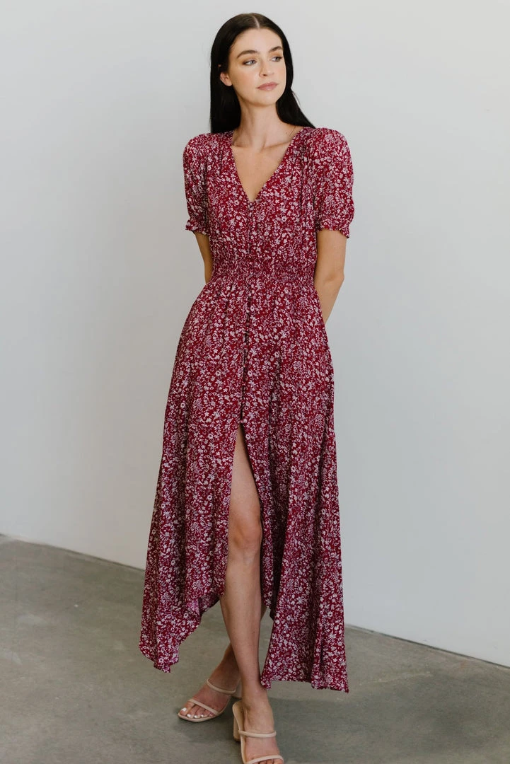 HAY Dresses Robyn Maxi Dress | Red Floral 1 HAY Dresses Robyn Maxi Dress | Red Floral