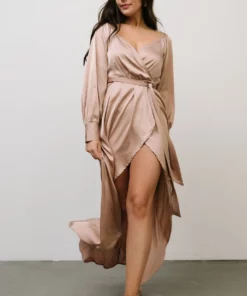 DD Rogue Tulip High Low Dress | Champagne