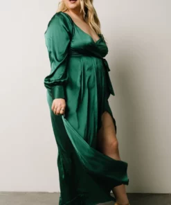 DD Rogue Tulip High Low Dress | Hunter Green 31 DD Rogue Tulip High Low Dress | Hunter Green