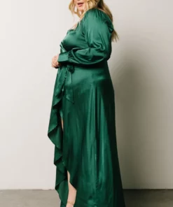 DD Rogue Tulip High Low Dress | Hunter Green 28 DD Rogue Tulip High Low Dress | Hunter Green