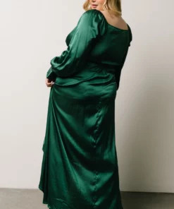 DD Rogue Tulip High Low Dress | Hunter Green 30 DD Rogue Tulip High Low Dress | Hunter Green