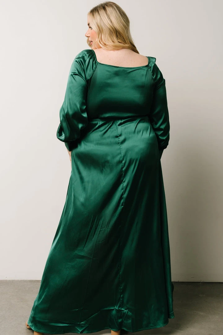 DD Rogue Tulip High Low Dress | Hunter Green 14 DD Rogue Tulip High Low Dress | Hunter Green