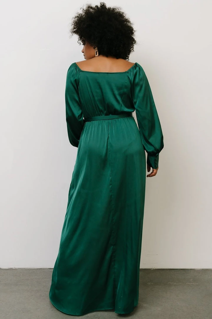 DD Rogue Tulip High Low Dress | Hunter Green 3 DD Rogue Tulip High Low Dress | Hunter Green