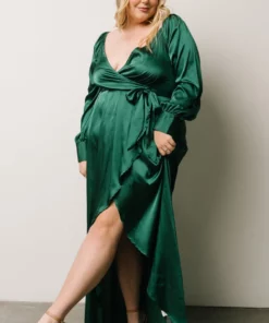 DD Rogue Tulip High Low Dress | Hunter Green 25 DD Rogue Tulip High Low Dress | Hunter Green