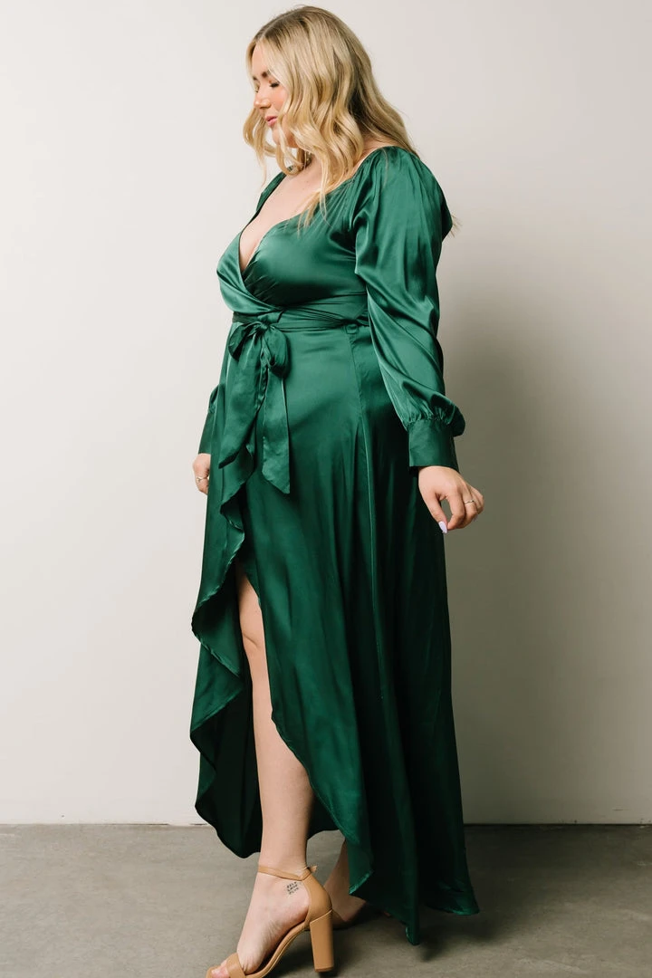 DD Rogue Tulip High Low Dress | Hunter Green 12 DD Rogue Tulip High Low Dress | Hunter Green