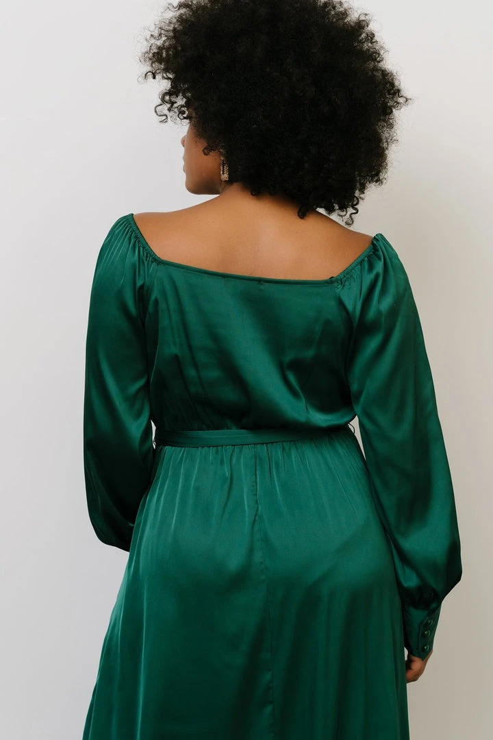 DD Rogue Tulip High Low Dress | Hunter Green 7 DD Rogue Tulip High Low Dress | Hunter Green