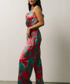 SL Vacation Ruby Jumpsuit | Fuchsia Palm Print 10 SL Vacation Ruby Jumpsuit | Fuchsia Palm Print