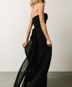 SL Ruth Strapless Convertible Gown | Black Dresses 22 SL Ruth Strapless Convertible Gown | Black Dresses