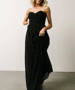 SL Ruth Strapless Convertible Gown | Black Dresses 23 SL Ruth Strapless Convertible Gown | Black Dresses