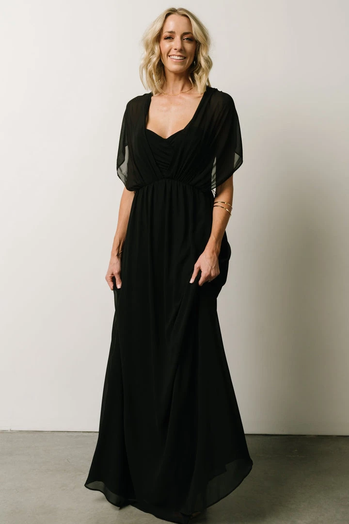 SL Ruth Strapless Convertible Gown | Black Dresses 2 SL Ruth Strapless Convertible Gown | Black Dresses