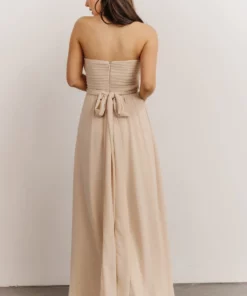SL Ruth Strapless Convertible Gown | Natural 15 SL Ruth Strapless Convertible Gown | Natural