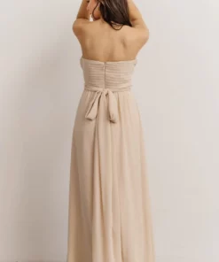 SL Ruth Strapless Convertible Gown | Natural 16 SL Ruth Strapless Convertible Gown | Natural