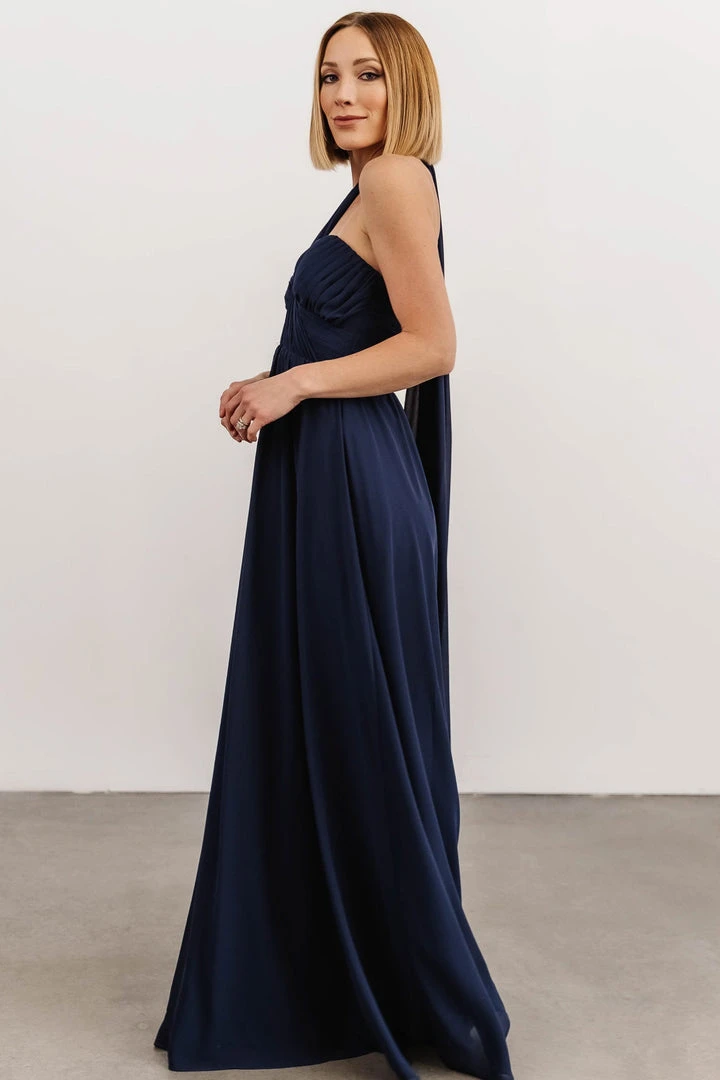 SL Ruth Strapless Convertible Gown | Navy Dresses 3 SL Ruth Strapless Convertible Gown | Navy Dresses