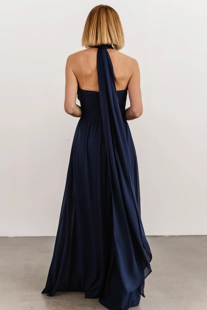 SL Ruth Strapless Convertible Gown | Navy Dresses 5 SL Ruth Strapless Convertible Gown | Navy Dresses